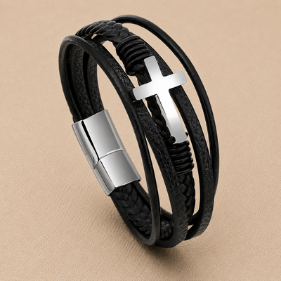 Grandson Cross Bracelet