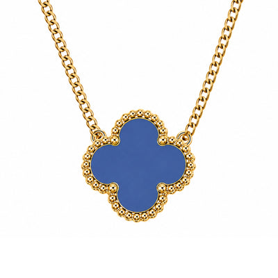 18K Gold Clover Necklace