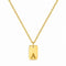 A-Z Badge Necklace