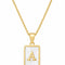 A-Z Mother Of Pearl Necklace