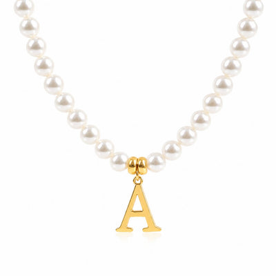 A-Z Pearl Necklace