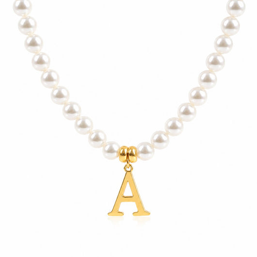 A-Z Pearl Necklace