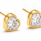 Bezel Love Stud Earrings