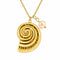 Conch Pearl Pendant Necklace