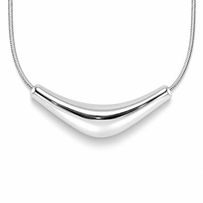 Crescent Bar Pendant Necklace