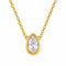 Diamond Drop Pendant Necklace