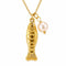 Fish Pearl Pendant Necklace