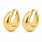 Gold Dome Earrings