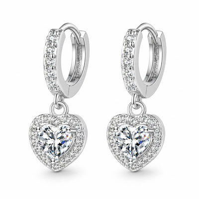 Heart Hoop Earrings