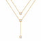 Layered Round Diamond Necklace