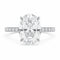 Silver 2ct Oval Ring