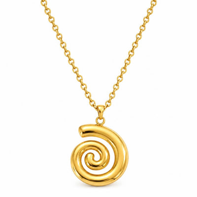 Spiral Pendant Necklace