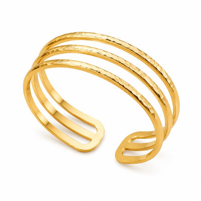Triple Spiral Bracelet