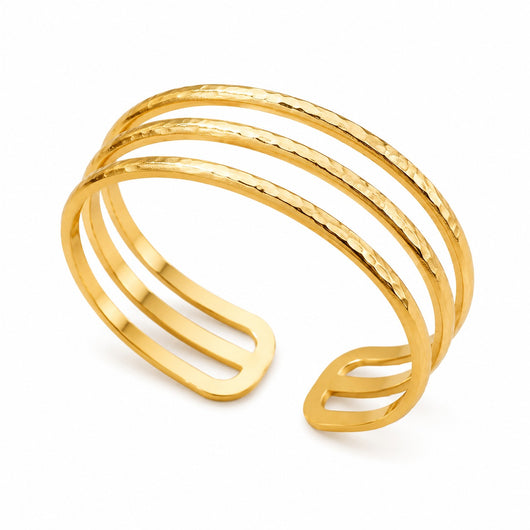 Triple Spiral Bracelet