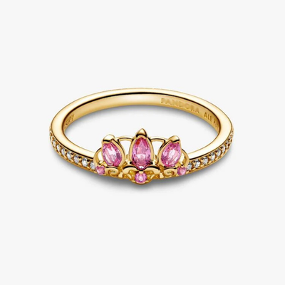Rapunzel Crown Sparkling Ring Set