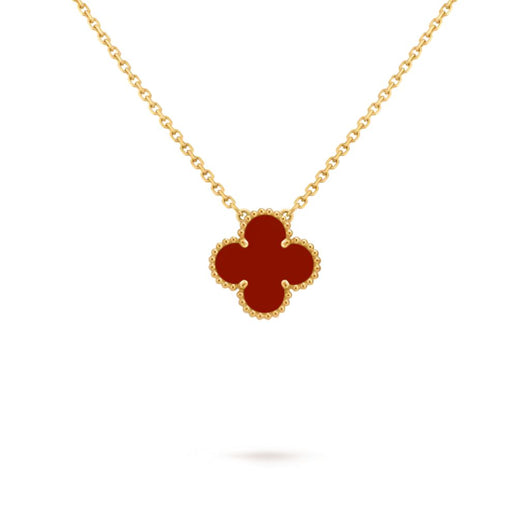 18K Gold Clover Necklace