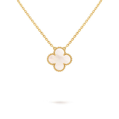 18K Gold Clover Necklace