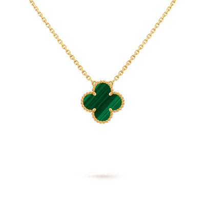 18K Gold Clover Necklace