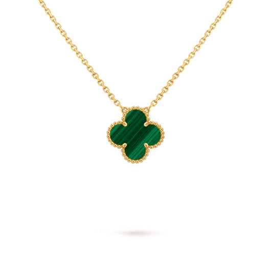 18K Gold Clover Necklace