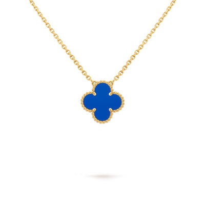 18K Gold Clover Necklace
