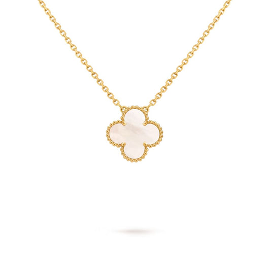 18K Gold Clover Necklace