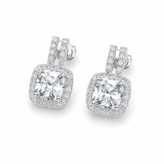 Vienna Halo Stud Earrings