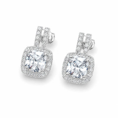 Vienna Halo Stud Earrings