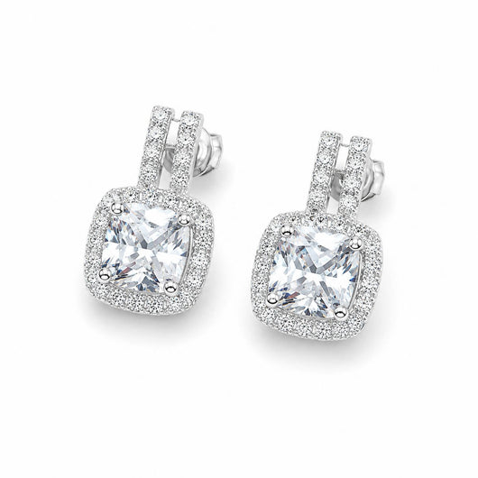 Vienna Halo Stud Earrings