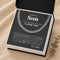 To My Dear Son From Mom Necklace